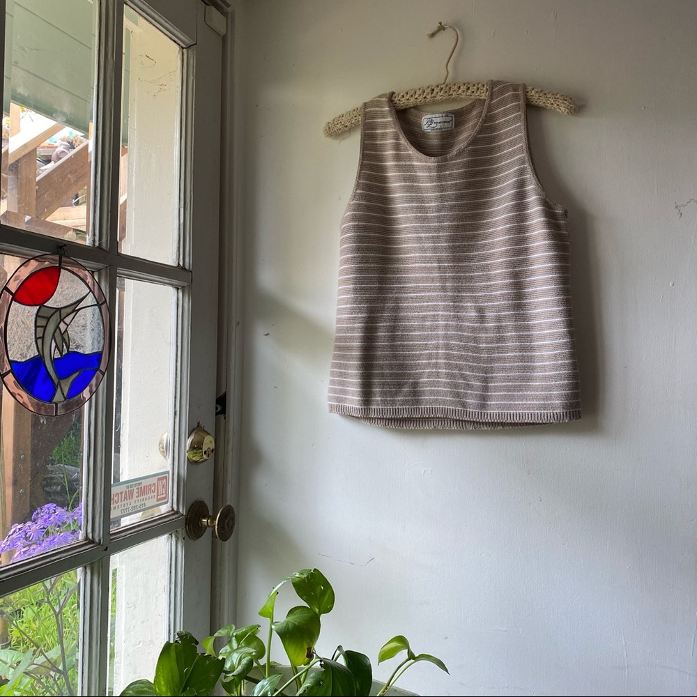 {Vintage} Sweater Knit Tank